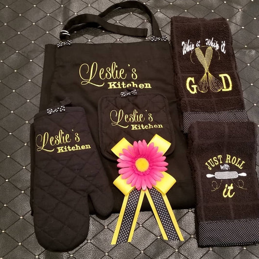 Apron Gift Sets (Custom Made To Order)